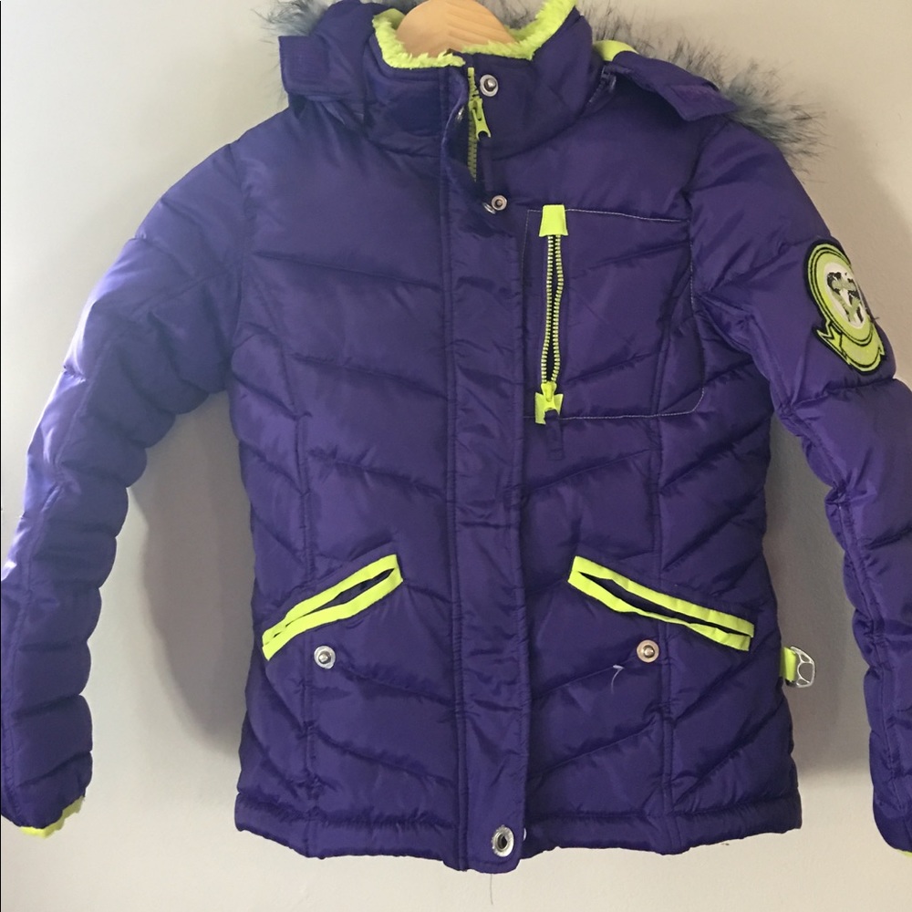 Girls down jacket size 7/8.
